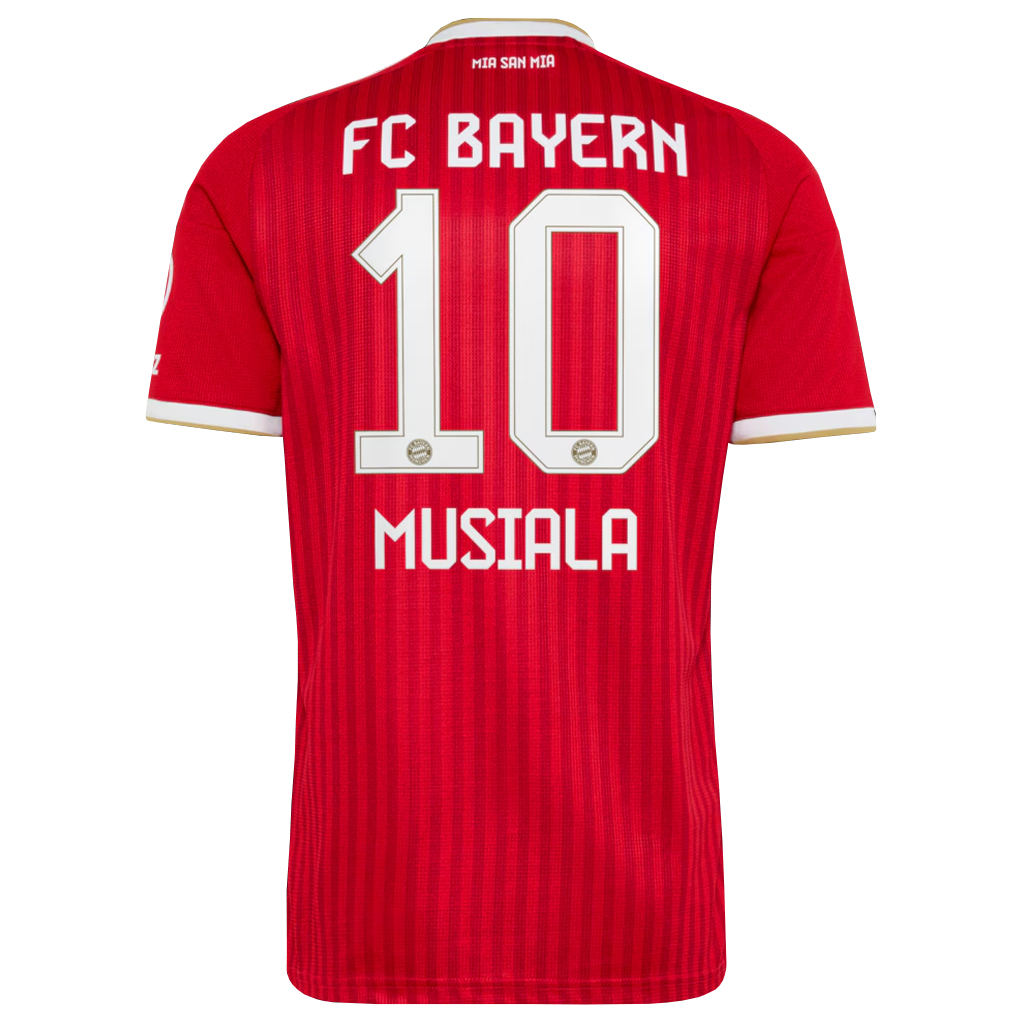 Unisex Jamal Musiala Bayern Munich 2026-2027 Home Match Soccer Jersey for Soccer Fans 3 Unisex Jamal Musiala Bayern Munich 2026-2027 Home Match Soccer Jersey for Soccer Fans - Image 3