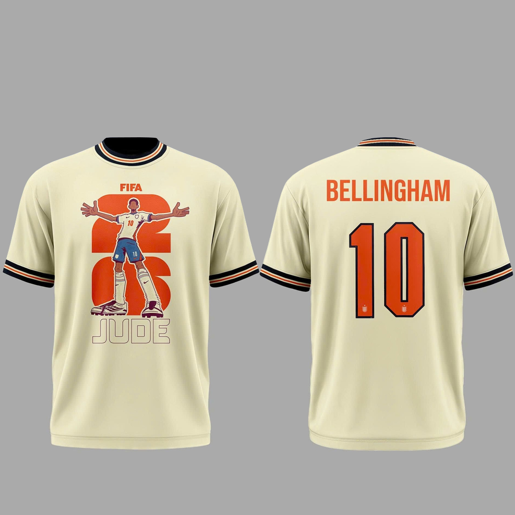 Unisex Jude Bellingham England Global Soccer Event 2026 Graphic Shirt for Soccer Fans 1 Unisex Jude Bellingham England Global Soccer Event 2026 Graphic Shirt for Soccer Fans