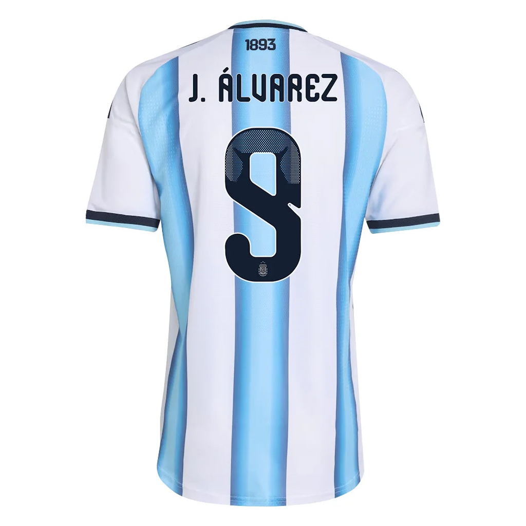 Unisex Julián Álvarez Argentina National Team 2026 Home Stadium Soccer Jersey for Soccer Fans 3 Unisex Julián Álvarez Argentina National Team 2026 Home Stadium Soccer Jersey for Soccer Fans - Image 3