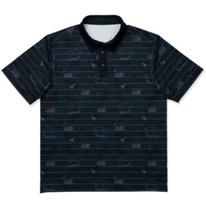 Unisex Jurassic Park Power's Out Graphic Polo Shirt for Dinosaur and Movie Fans
