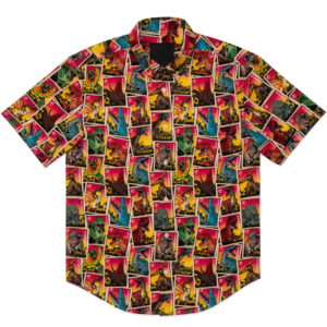 Unisex Jurassic Park That Is One Big Pile of Cards Hawaiian Shirt for Dinosaur and Movie Fans