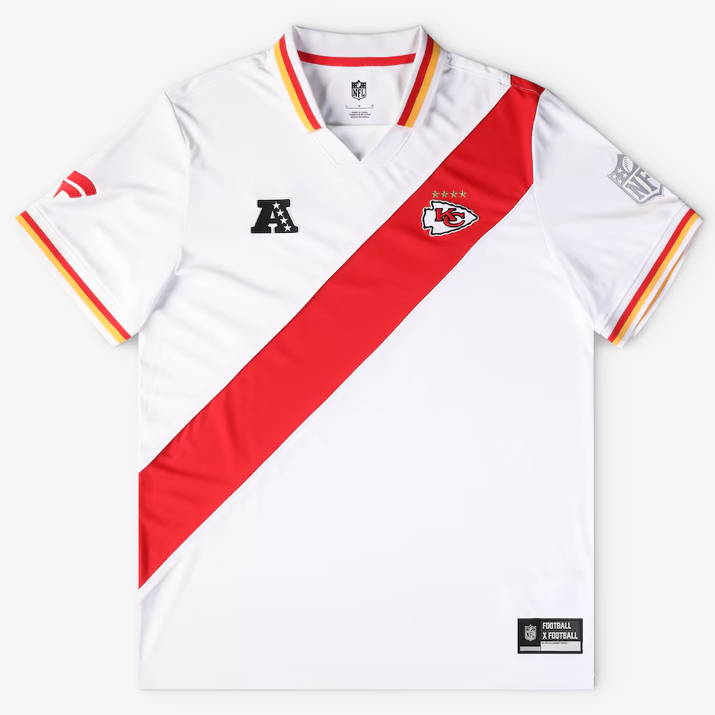 Unisex Kansas City Chiefs National Football League White Soccer Jersey 2026 for Football Fans 1 Unisex Kansas City Chiefs National Football League White Soccer Jersey 2026 for Football Fans