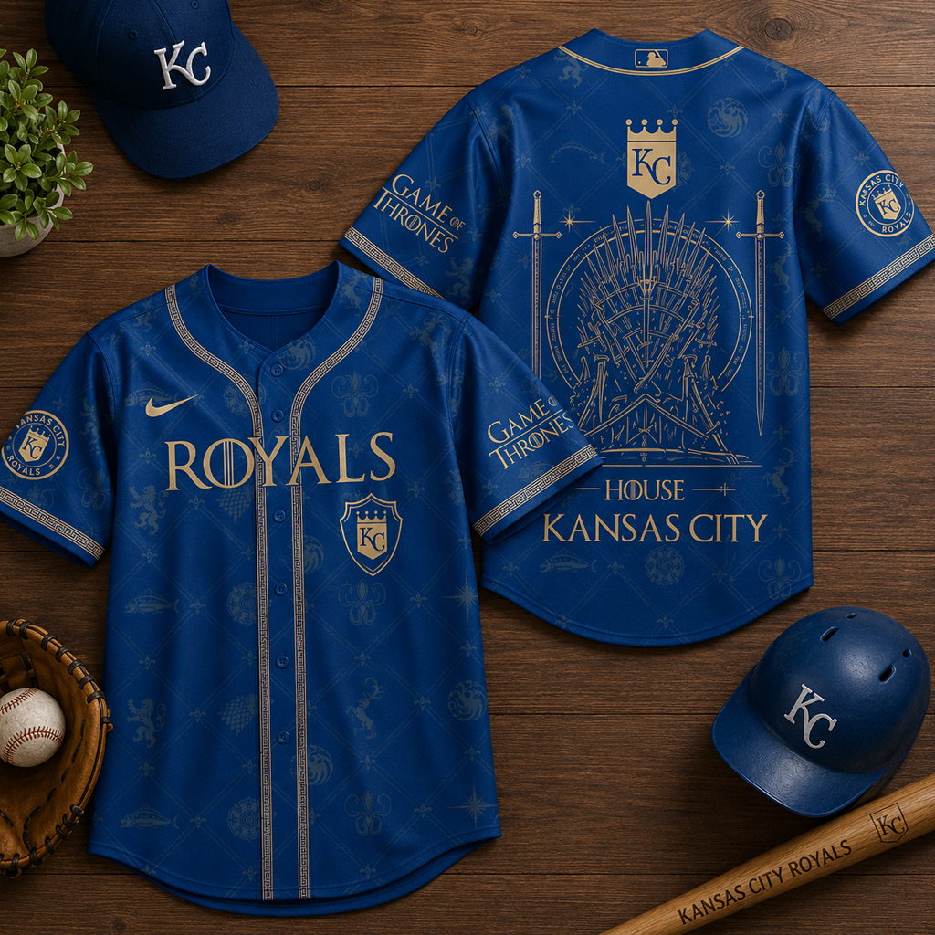 Unisex Kansas City Royals 2026 Game Of Thrones Night Baseball Jersey for Baseball Fans 2 Unisex Kansas City Royals 2026 Game Of Thrones Night Baseball Jersey for Baseball Fans - Image 2