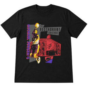 Unisex Kevin Durant Michael Jordan's Restaurant Chicago Graphic Shirt for Basketball Fans