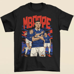 Unisex Kylian Mbappe France Global Soccer Event 2026 Graphic Shirt for Soccer Fans