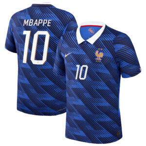 Unisex Kylian Mbappé France National Team 2026 Home Match Blue Soccer Jersey for Soccer Fans