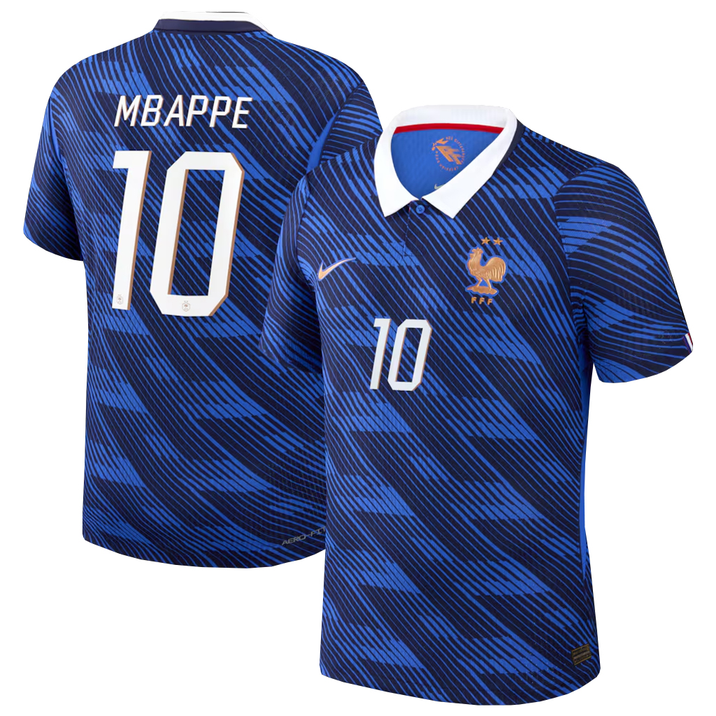 Unisex Kylian Mbappé France National Team 2026 Home Match Blue Soccer Jersey for Soccer Fans 1 Unisex Kylian Mbappé France National Team 2026 Home Match Blue Soccer Jersey for Soccer Fans