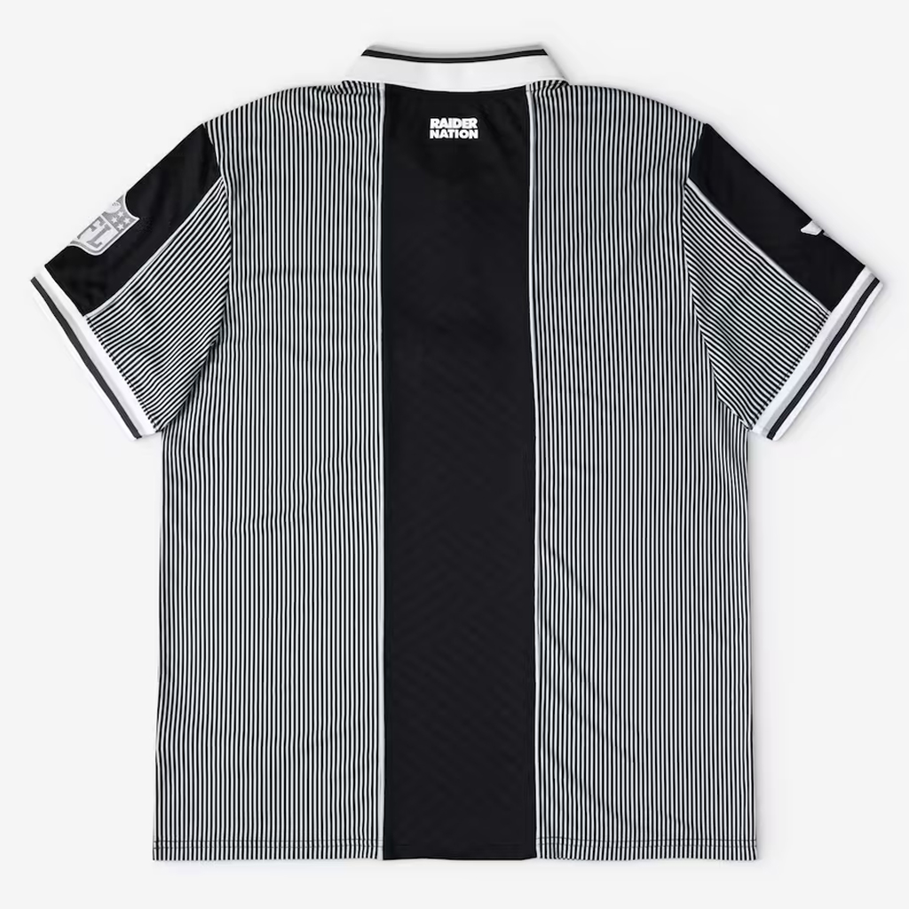 Unisex Las Vegas Raiders National Football League Black Soccer Jersey 2026 for Football Fans 2 Unisex Las Vegas Raiders National Football League Black Soccer Jersey 2026 for Football Fans - Image 2