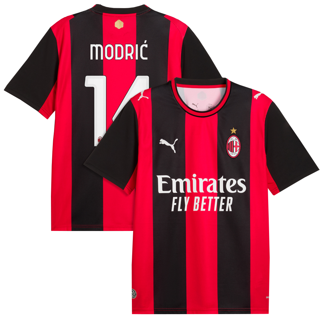 Unisex Luka Modrić AC Milan 2026-2027 Home Match Soccer Jersey for Soccer Fans 1 Unisex Luka Modrić AC Milan 2026-2027 Home Match Soccer Jersey for Soccer Fans