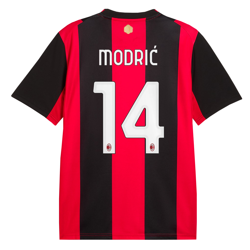 Unisex Luka Modrić AC Milan 2026-2027 Home Match Soccer Jersey for Soccer Fans 3 Unisex Luka Modrić AC Milan 2026-2027 Home Match Soccer Jersey for Soccer Fans - Image 3