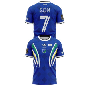 Unisex MLS All-Star Game 2026 MVP Son Heung-Min Number 7 Graphic Soccer Jersey for Soccer Fans