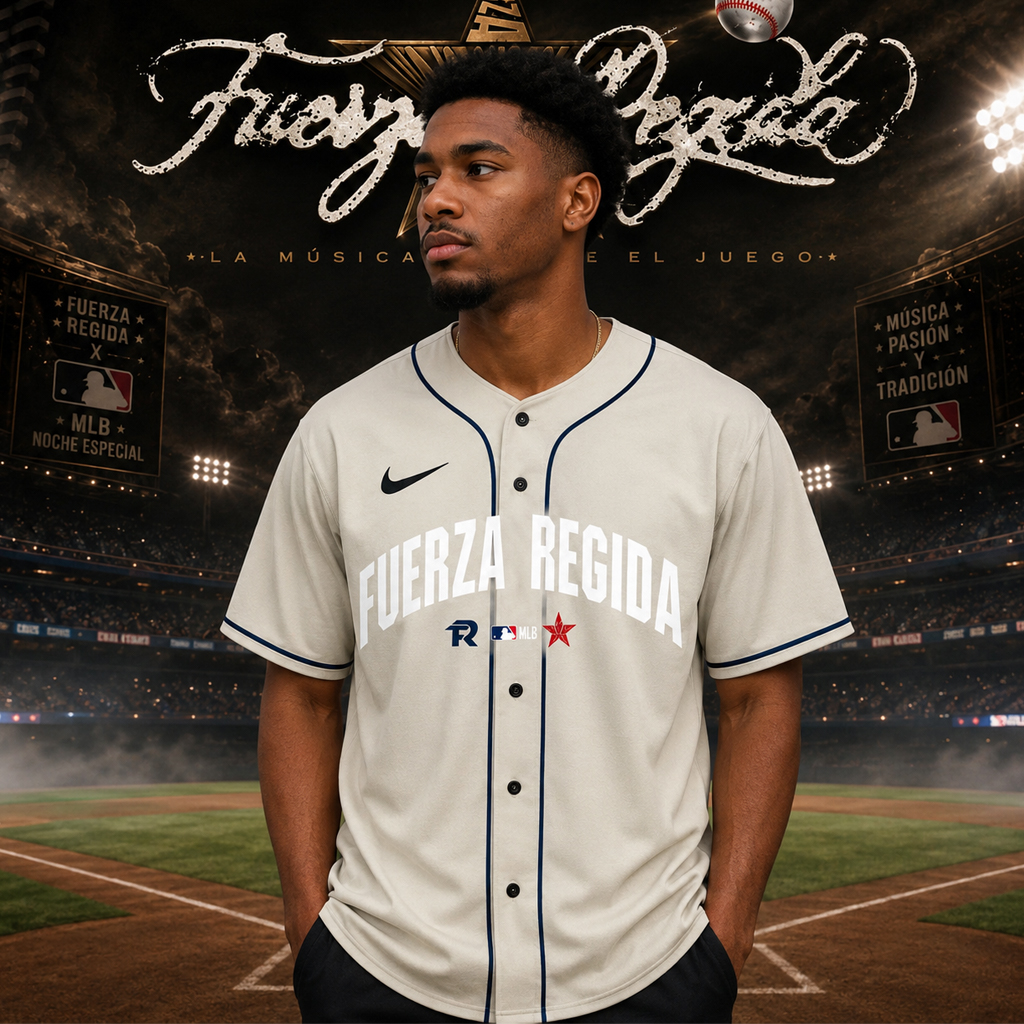 Unisex Major League Baseball x Fuerza Regida This Is Our Dream Stadium Tour 2026 Baseball Jersey for Music and Baseball Fans 3 Unisex Major League Baseball x Fuerza Regida This Is Our Dream Stadium Tour 2026 Baseball Jersey for Music and Baseball Fans - Image 3