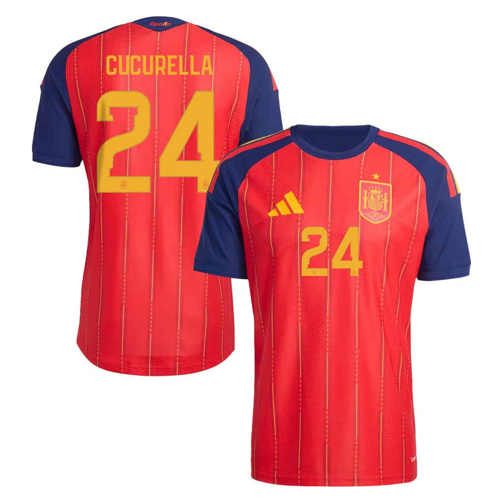 Unisex Marc Cucurella Spain National Team 2026 Home Stadium Soccer Jersey for Soccer Fans 1 Unisex Marc Cucurella Spain National Team 2026 Home Stadium Soccer Jersey for Soccer Fans