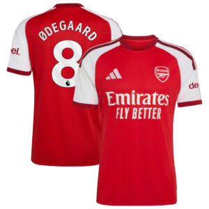 Unisex Martin Ødegaard Arsenal 2026-2027 Home Stadium Soccer Jersey for Soccer Fans