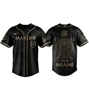 Unisex Miami Marlins 2026 Game Of Thrones Night Baseball Jersey for Baseball Fans