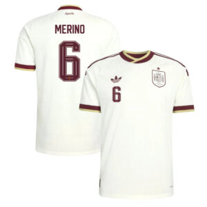 Unisex Mikel Merino Spain National Team 2026 Away Stadium Soccer Jersey for Soccer Fans