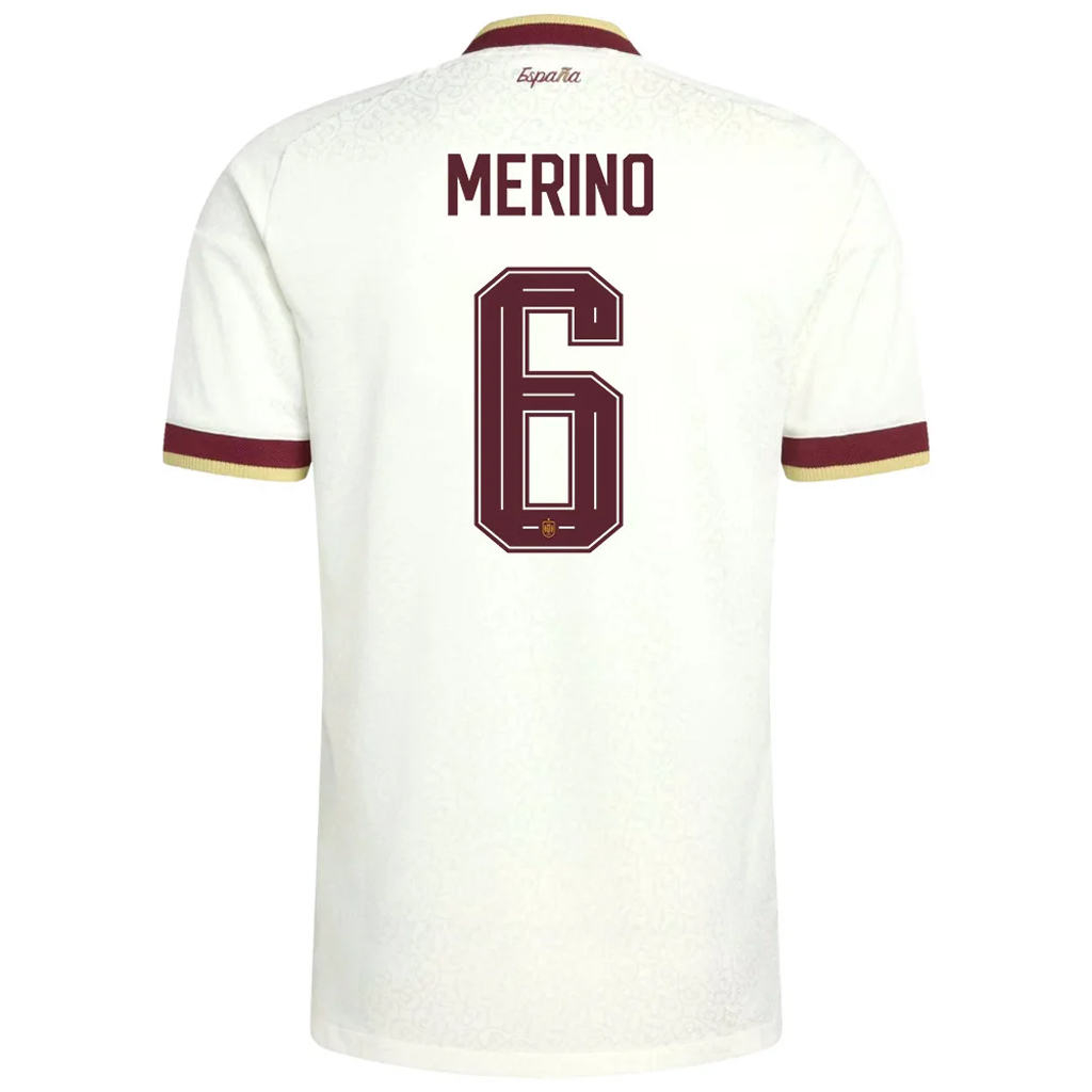 Unisex Mikel Merino Spain National Team 2026 Away Stadium Soccer Jersey for Soccer Fans 3 Unisex Mikel Merino Spain National Team 2026 Away Stadium Soccer Jersey for Soccer Fans - Image 3