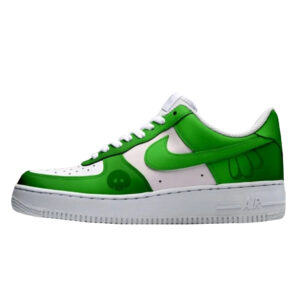 Unisex Minions Goomi Green Tentacle Skull Graphic Air Force 1 Shoes Sneakers for Animation Fans