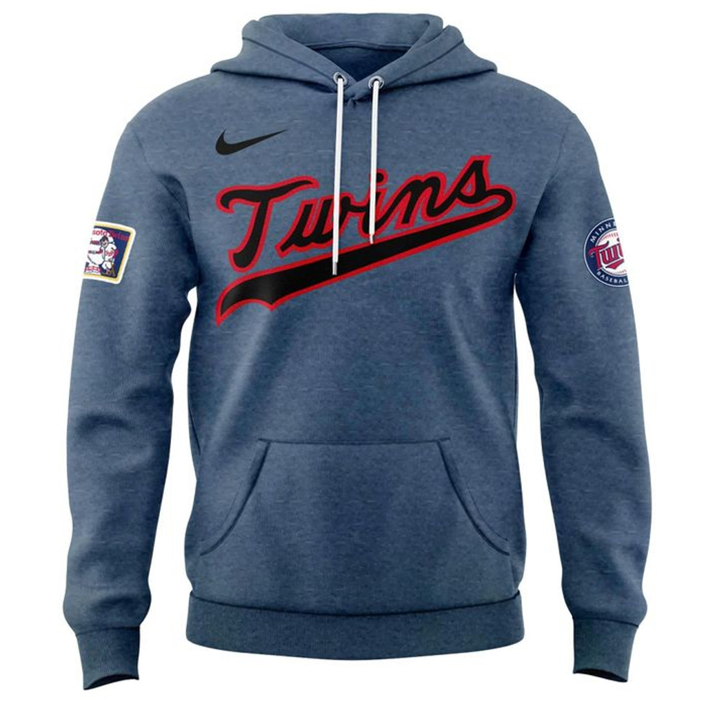 Unisex Minnesota Twins 2026 Field of Dreams Game Graphic Hoodie for Baseball Fans 2 Unisex Minnesota Twins 2026 Field of Dreams Game Graphic Hoodie for Baseball Fans - Image 2