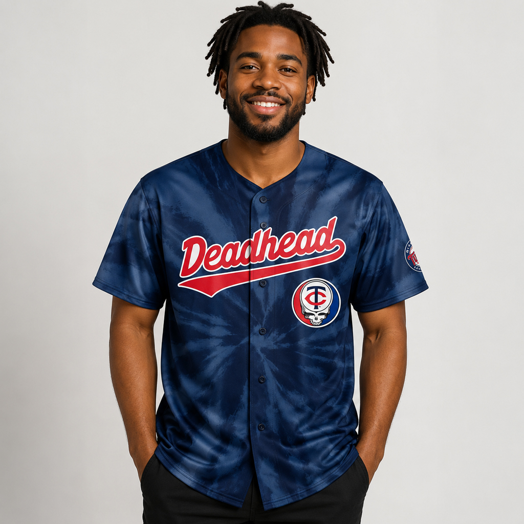 Unisex Minnesota Twins x Grateful Dead Night 2026 Baseball Jersey for Baseball Fans 3 Unisex Minnesota Twins x Grateful Dead Night 2026 Baseball Jersey for Baseball Fans - Image 3