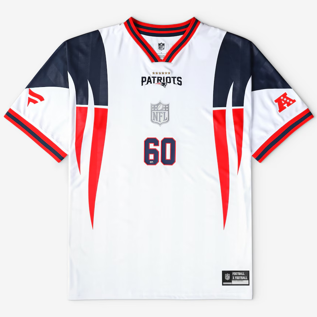 Unisex New England Patriots National Football League White Soccer Jersey 2026 for Football Fans 1 Unisex New England Patriots National Football League White Soccer Jersey 2026 for Football Fans