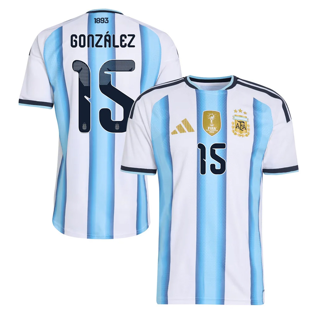 Unisex Nicolás González Argentina National Team 2026 Home Stadium Soccer Jersey for Soccer Fans 1 Unisex Nicolás González Argentina National Team 2026 Home Stadium Soccer Jersey for Soccer Fans