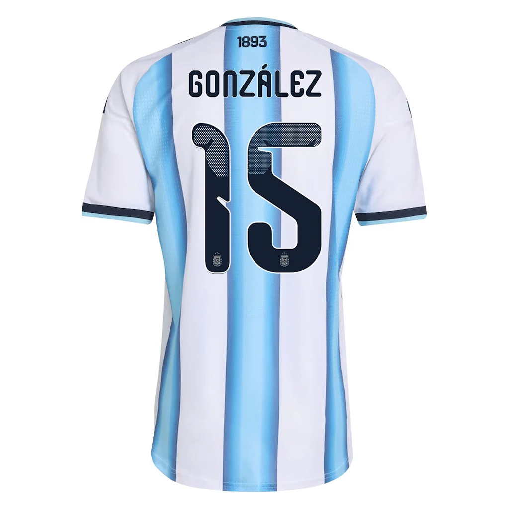 Unisex Nicolás González Argentina National Team 2026 Home Stadium Soccer Jersey for Soccer Fans 3 Unisex Nicolás González Argentina National Team 2026 Home Stadium Soccer Jersey for Soccer Fans - Image 3
