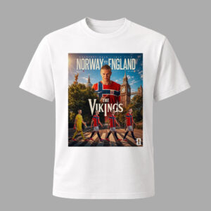 Unisex Norway The Vikings 2026 World Cup Abbey Road Graphic Shirt for Soccer Fans
