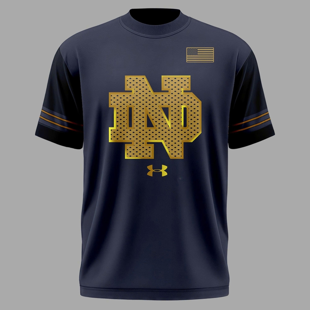 Unisex Notre Dame Fighting Irish 2026 Shamrock Series Graphic Shirt for Football Fans 2 Unisex Notre Dame Fighting Irish 2026 Shamrock Series Graphic Shirt for Football Fans - Image 2