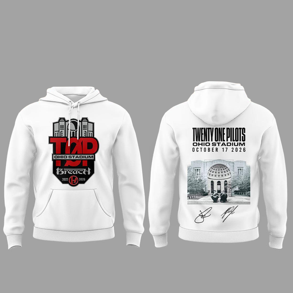Unisex Ohio State Buckeyes x Twenty One Pilots 2026 Ohio Stadium Graphic Shirt for College Sports and Music Fans 2 Unisex Ohio State Buckeyes x Twenty One Pilots 2026 Ohio Stadium Graphic Shirt for College Sports and Music Fans - Image 2