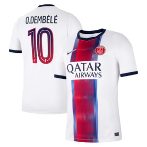 Unisex Ousmane Dembélé Paris Saint-Germain 2026-2027 Away Stadium Soccer Jersey for Soccer Fans