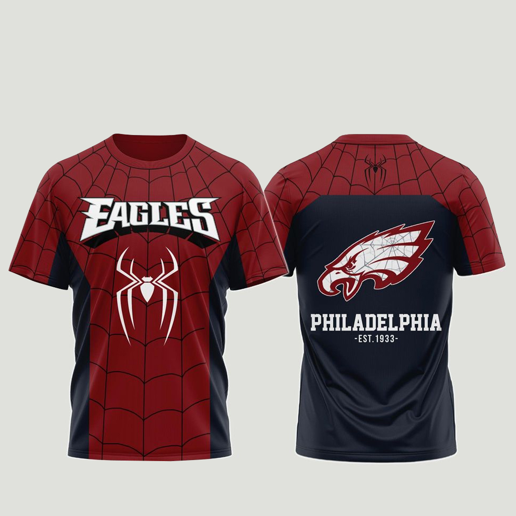 Unisex Philadelphia Eagles x Spider-Man Brand New Day 2026 Graphic Shirt for Football Fans 1 Unisex Philadelphia Eagles x Spider-Man Brand New Day 2026 Graphic Shirt for Football Fans