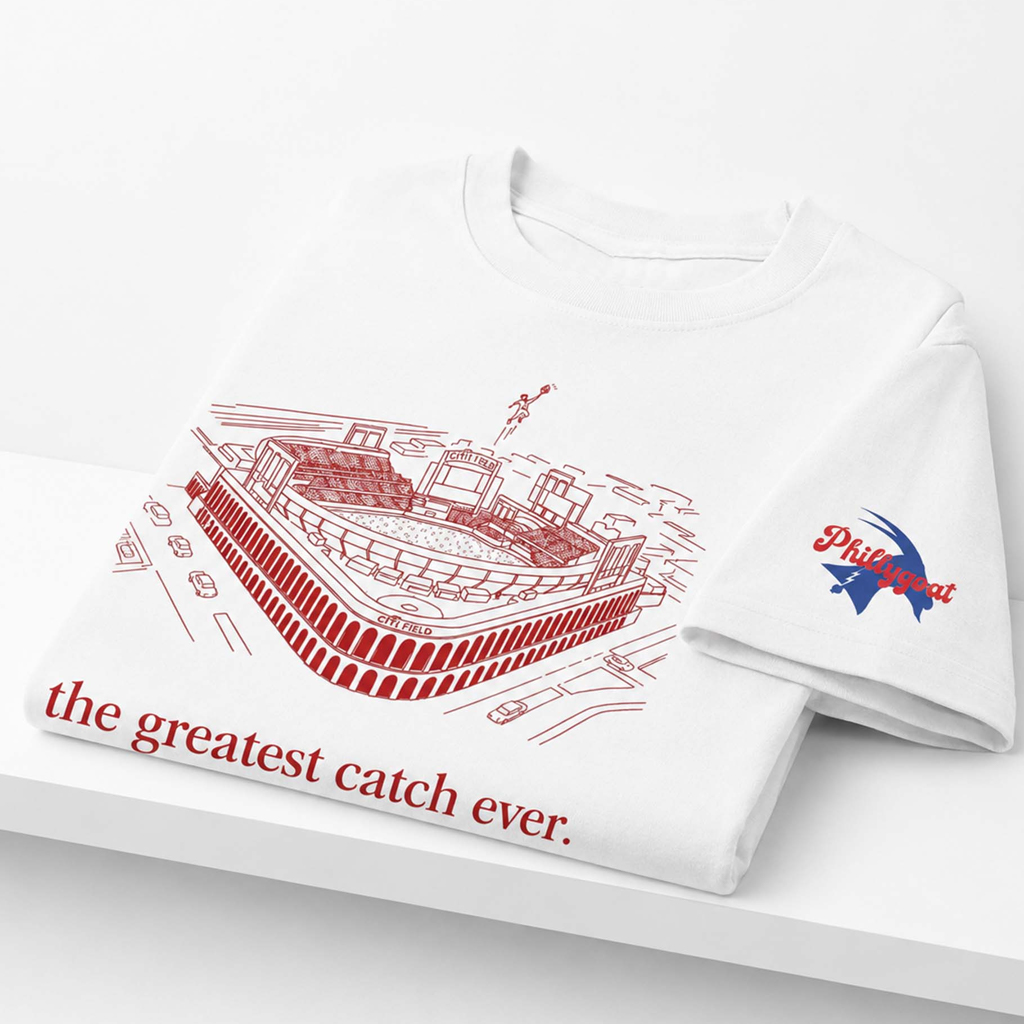 Unisex Philadelphia Phillies Derek Hill The Greatest Catch Ever Graphic Shirt for Baseball Fans 2 Unisex Philadelphia Phillies Derek Hill The Greatest Catch Ever Graphic Shirt for Baseball Fans - Image 2