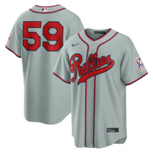 Unisex Philadelphia Phillies Jhoan Duran Gray 2026 Field of Dreams Stadium Baseball Jersey for Baseball Fans