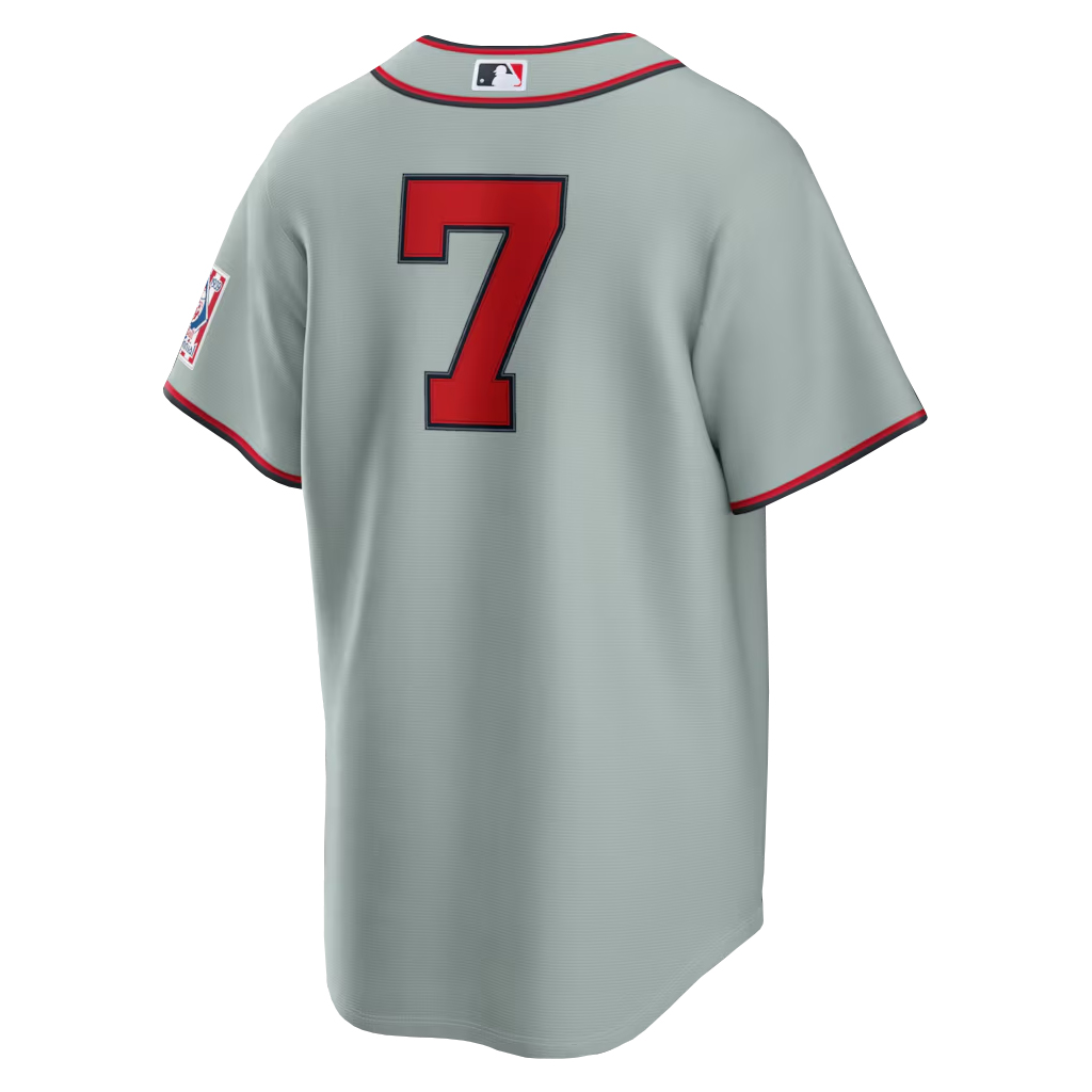 Unisex Philadelphia Phillies Trea Turner Gray 2026 Field of Dreams Stadium Baseball Jersey for Baseball Fans 3 Unisex Philadelphia Phillies Trea Turner Gray 2026 Field of Dreams Stadium Baseball Jersey for Baseball Fans - Image 3