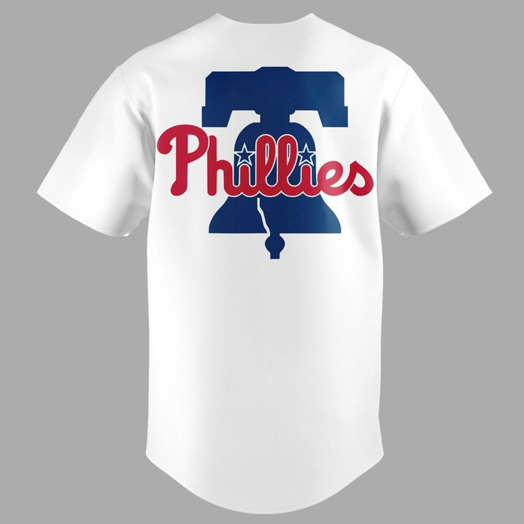 Unisex Philadelphia Phillies x Budweiser 150th Anniversary 2026 Graphic Baseball Jersey for Baseball and Beer Fans 3 Unisex Philadelphia Phillies x Budweiser 150th Anniversary 2026 Graphic Baseball Jersey for Baseball and Beer Fans - Image 3