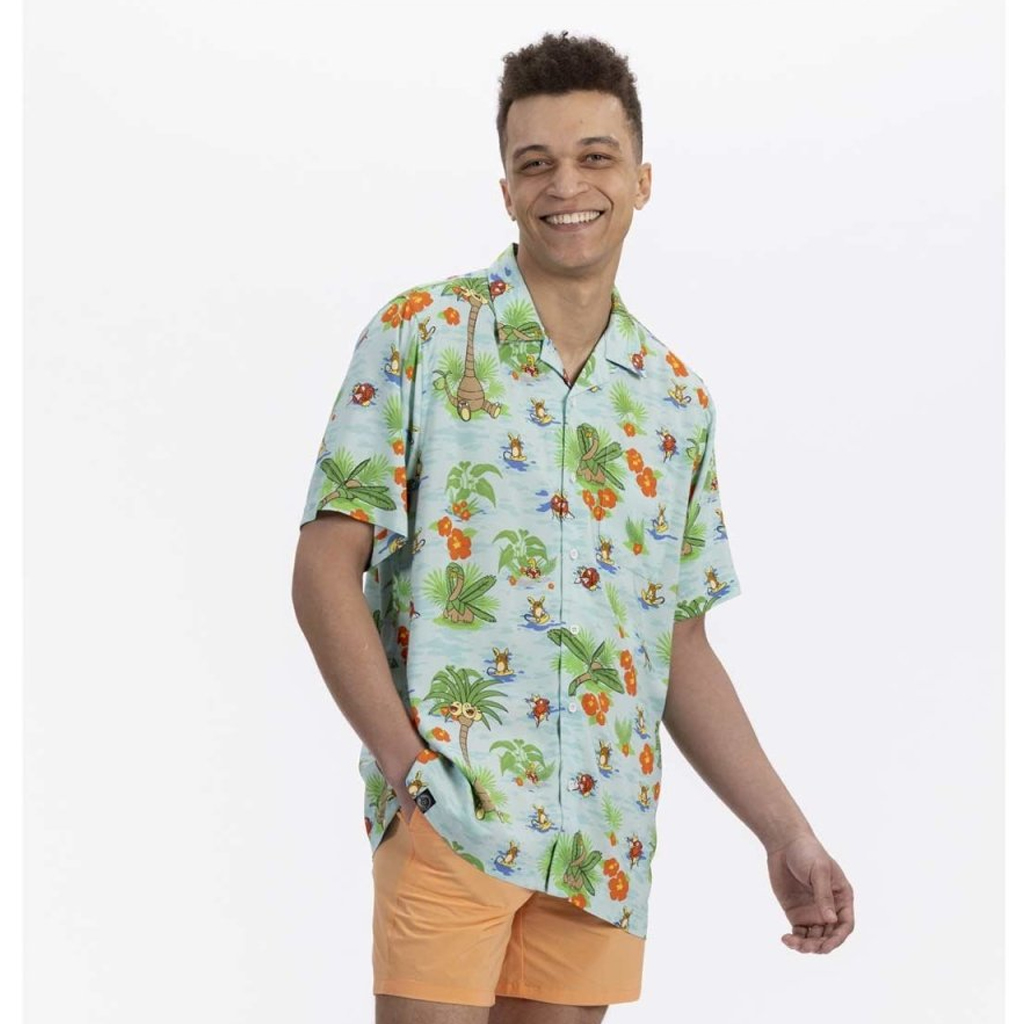 Unisex Pokémon Tropical Summer Surf Blossoms Hawaiian Shirt for Anime Fans 3 Unisex Pokémon Tropical Summer Surf Blossoms Hawaiian Shirt for Anime Fans - Image 3