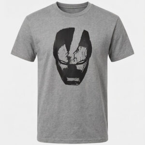 Unique Unisex Robert Downey Jr Tony Stark Iron Man Helmet Graphic Shirt for Movie Fans