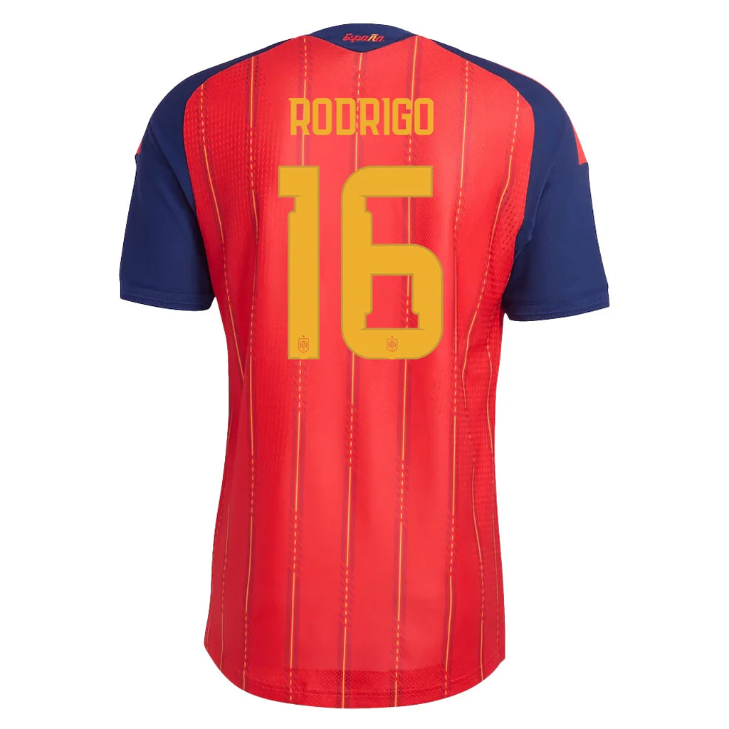 Unisex Rodri Spain National Team 2026 Home Stadium Soccer Jersey for Soccer Fans 3 Unisex Rodri Spain National Team 2026 Home Stadium Soccer Jersey for Soccer Fans - Image 3