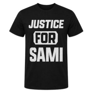 Unisex Sami Zayn Justice For Sami Graphic Shirt for Wrestling Fans