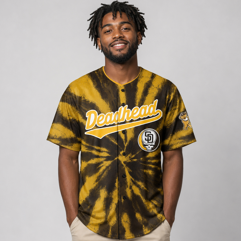 Unisex San Diego Padres 2026 Grateful Dead Night Baseball Jersey for Baseball Fans 3 Unisex San Diego Padres 2026 Grateful Dead Night Baseball Jersey for Baseball Fans - Image 3
