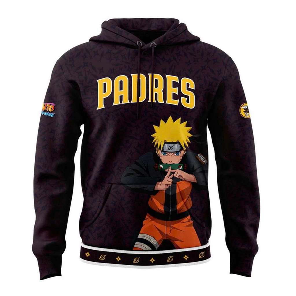 Unisex San Diego Padres x Naruto Night 2026 Graphic Shirt for Baseball and Animation Fans 3 Unisex San Diego Padres x Naruto Night 2026 Graphic Shirt for Baseball and Animation Fans - Image 3