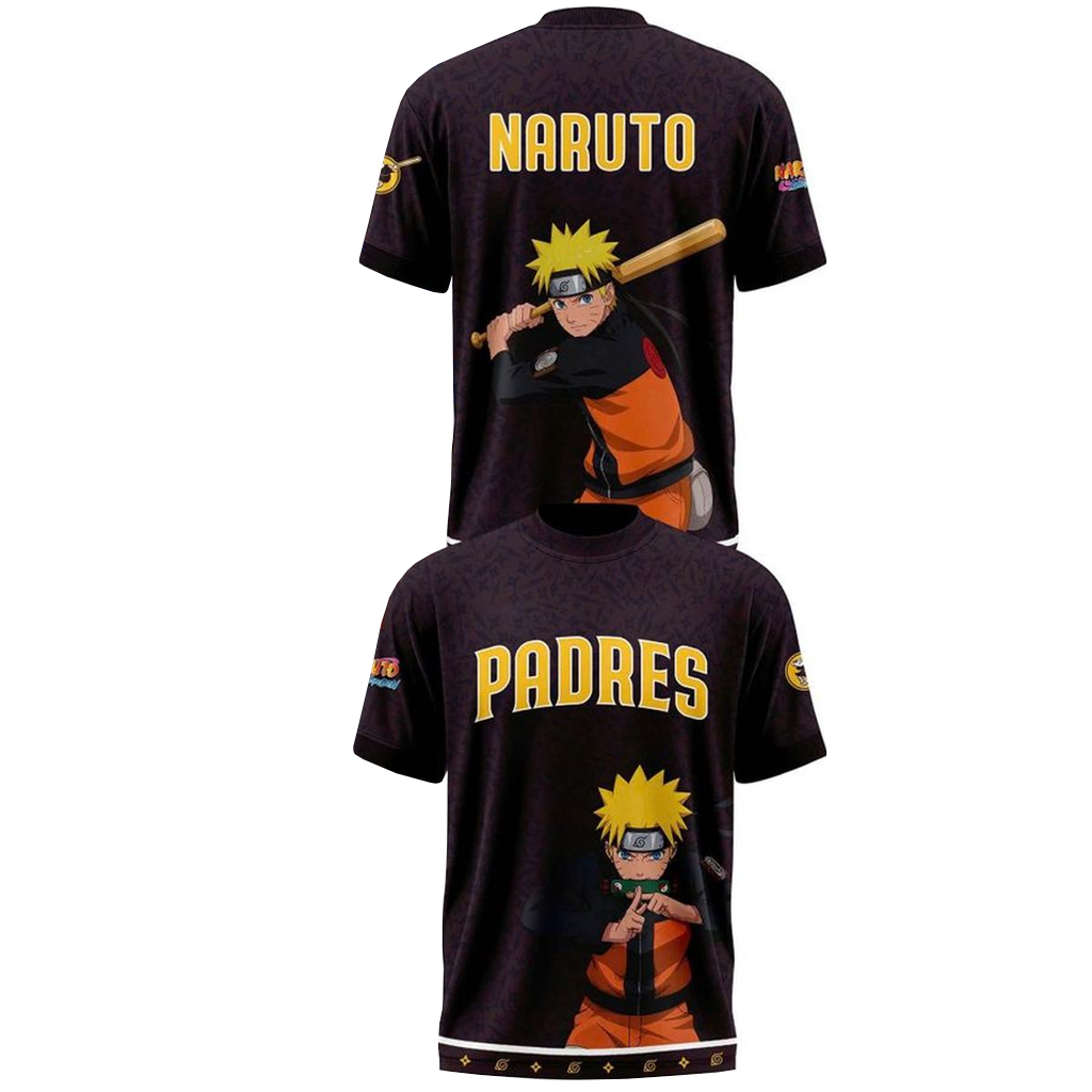Unisex San Diego Padres x Naruto Night 2026 Graphic Shirt for Baseball and Animation Fans 1 Unisex San Diego Padres x Naruto Night 2026 Graphic Shirt for Baseball and Animation Fans