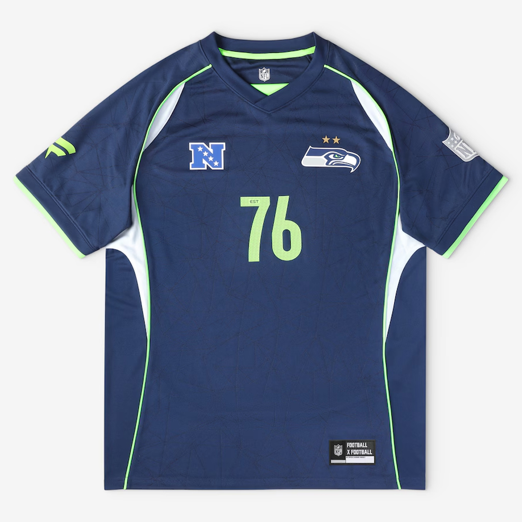 Unisex Seattle Seahawks National Football League Navy Soccer Jersey 2026 for Football Fans 1 Unisex Seattle Seahawks National Football League Navy Soccer Jersey 2026 for Football Fans