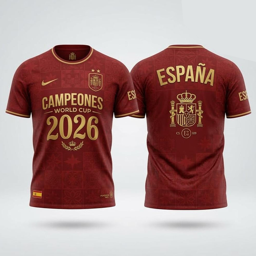 Unisex Spain 2026 Football Champions España Graphic Shirt for Soccer Fans 1 Unisex Spain 2026 Football Champions España Graphic Shirt for Soccer Fans