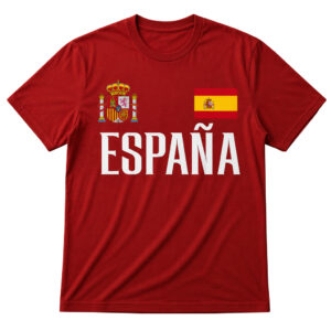 Unisex Spain Espana National Pride Graphic Shirt for Spanish Fans