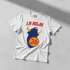 Unisex Spain Team World Cup 2026 La Roja Graphic Shirt for Soccer Fans