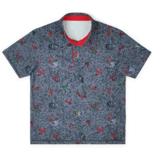 Unisex Spider-Man Tensile Torment Graphic Polo Shirt for Marvel Fans