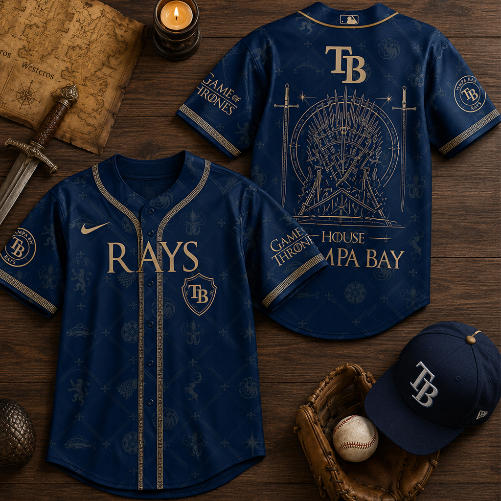 Unisex Tampa Bay Rays 2026 Game Of Thrones Night Baseball Jersey for Baseball Fans 2 Unisex Tampa Bay Rays 2026 Game Of Thrones Night Baseball Jersey for Baseball Fans - Image 2