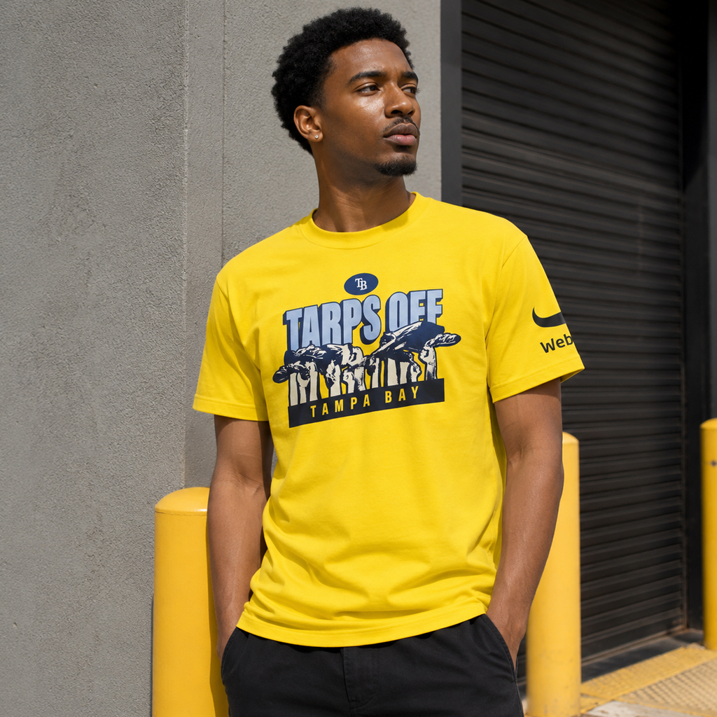 Unisex Tampa Bay Rays 2026 Tarps Off Graphic Shirt for Baseball Fans 4 Unisex Tampa Bay Rays 2026 Tarps Off Graphic Shirt for Baseball Fans - Image 4